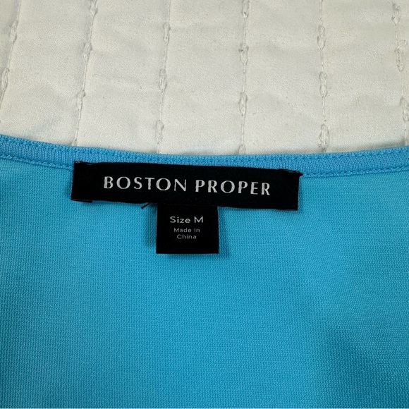 Boston Proper Turquoise Beyond Travel Sweetheart Neckline Midi
Dress Size M - Picture 8 of 11